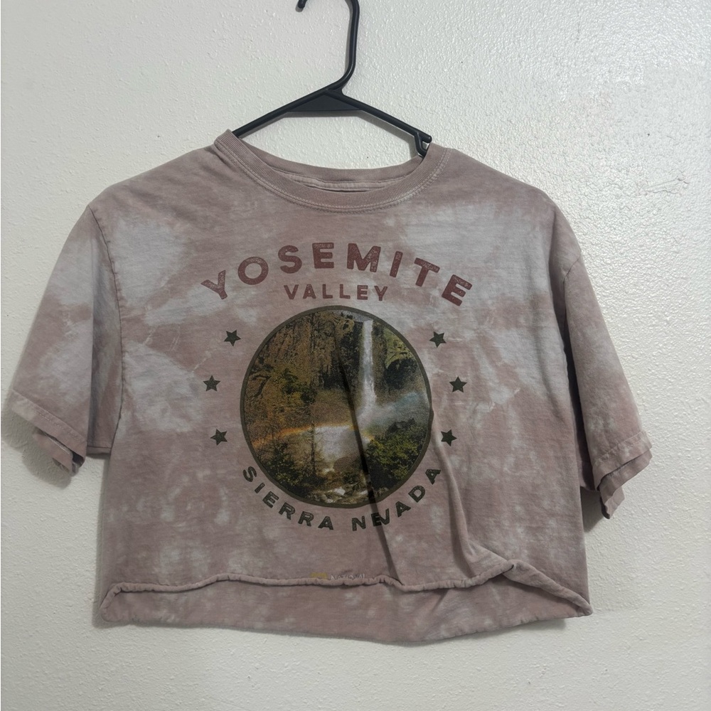 Yosemite Valley Graphic Crop Top
